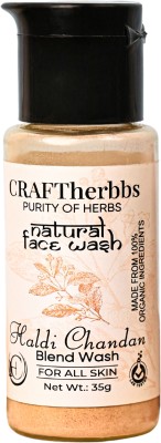 CRAFTherbbs Haldi & Chandan Natural Face Wash Powder(35 g)