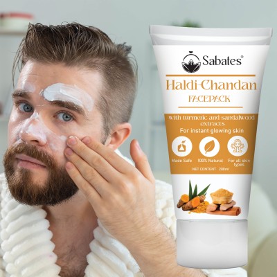 Sabates Haldi Chandan Face Pack For Healthy & Hydrated| Keeps Skin Healthy| Men Women(200 ml)