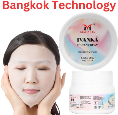 MACARIA IVANKA Quick Radiant DeTan Boost Face Pack Mask 3 in 1(500 g)