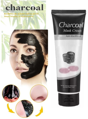 OLETSUN Professional Charcoal Peel-Off Mask | Brightening & Skin Detox(130 g)
