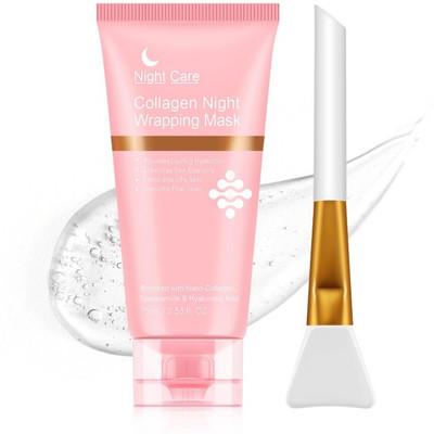 DUMON Collagen Night mask Overnight Wrapping Peel Off Facial Elasticity Care (75 ml)(75 ml)