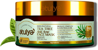 Atulya Tea Tree Face Mask | Removes Pimples -(200 g)