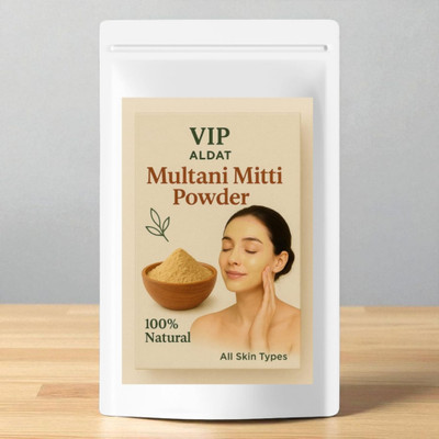 VIP ALDAT Pure Touch Multani Mitti – Natural Clay Powder for Tan-Free Skin(400 g)