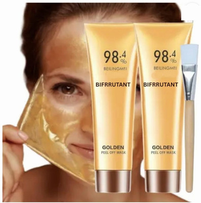 BIFRRUTANT Gold Brightening Peel Off Mask for Clear Skin Glow(150 ml)