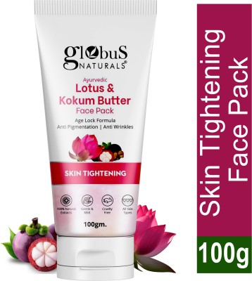 Globus Naturals Lopus & Kokum Butter Face Pack For Anti-Ageing & Skin Lightening, Brightening(100 g)