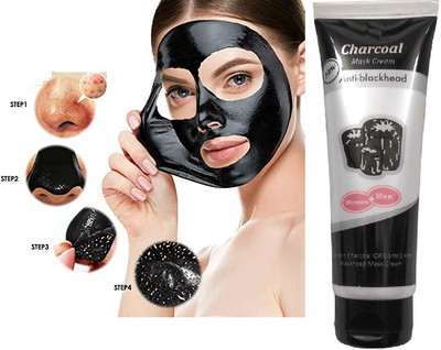 BLUEMERMAID Professional Charcoal Peel Off Mask for Men & Women(100 g)