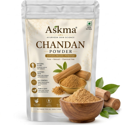 Askma Organic Sandalwood Powder (Chandan powder) for Face Pack & Skin Care(100 g)