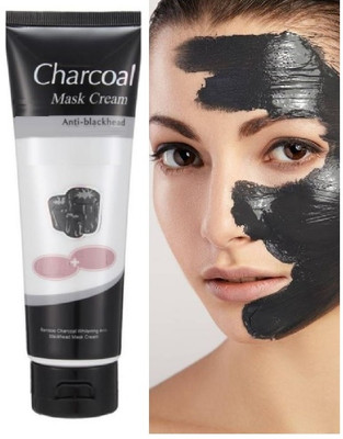 BLUEMERMAID BEST QUALITY DEEP CLEANSING CHARCOAL MASK TUBE BEST FOR MEN & WOMEN(130 g)