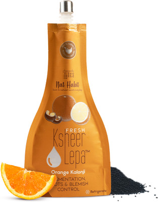 Nat Habit Orange Kalonji Lepa Face Mask For Women,Men|Pigmentation,Spot & Blemish Control(40 g)
