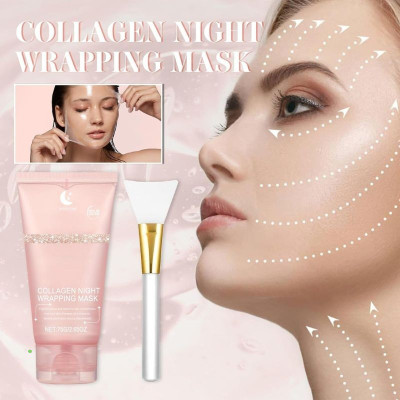 LORSHEL Collagen Night Mask for Anti-Aging and Wrinkle Reduction OG(75 ml)