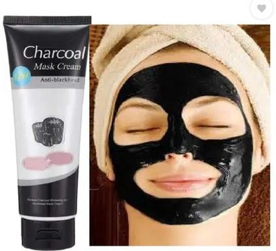 Luipui best charcoal face mask pack of 1(130 ml)