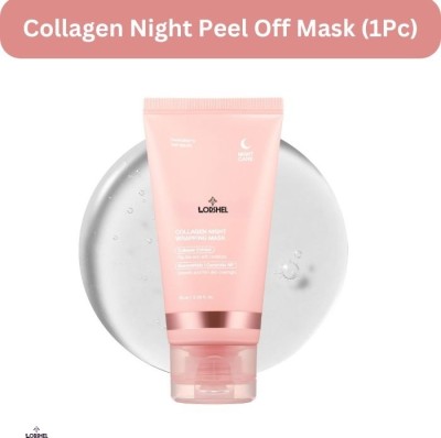 LORSHEL Collagen Night Peel Off Mask Collagen Facial Calming Mask(75 ml)