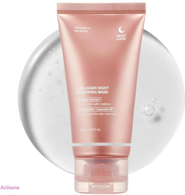 Actiwow Collagen Night Wrapping Mask with Non-Sticky Formula(100 ml)