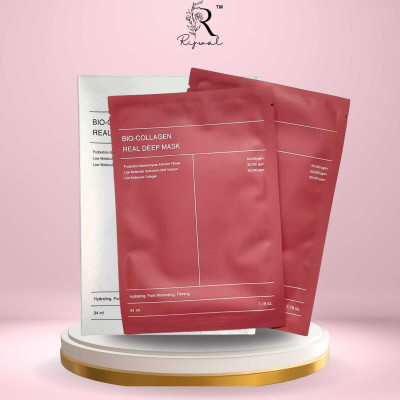RIJWAL Bio-Collagen Real Deep Mask Overnight face Mask pack of 4(34 ml)