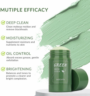 DESAI SALES GREEN FACE MASK STICK | Green Mask Stick | 40g.  Face Shaping Mask