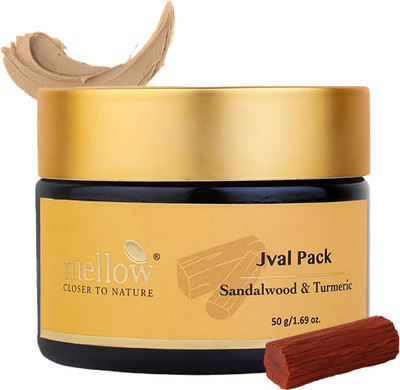 mellow Jval Pack With Haldi, Chandan, Manjistha and Rose Petal For Radiant Glowing Skin(50 g)