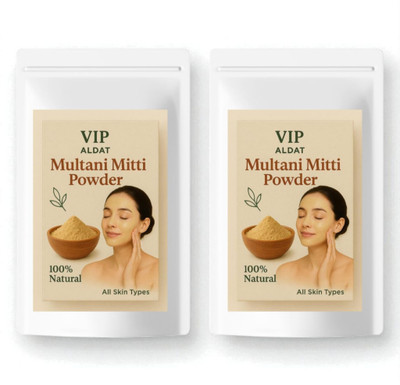 VIP ALDAT Mitti Glow Luxe Elixir Herbal Advanced Radiant Skin Therapy Pack 2 (2×450g)(900 g)
