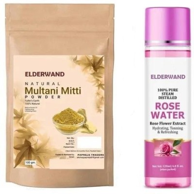 Elderwand MULTANI MITTI WITH ROSE WATER FACE PACK(200 g)