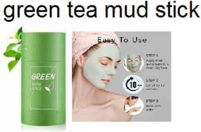 Luipui new trend green tea clay mud stick for anti acne problems(40 g)