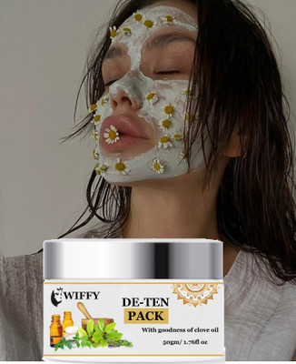 Wiffy Professional Natural Care D Tan Pack for Tan Removal Face Pack with Clove Oil(50 ml)