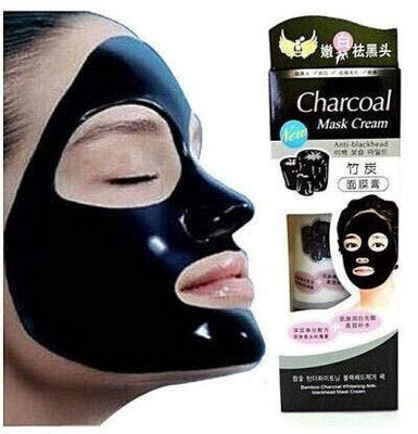 CHARCOAL PEEL OFF MASK Mask Cream Deep Cleansing & Instant Glow and Anti-Blackhead Suction Mask Cream(130 ml)