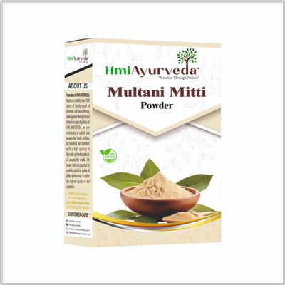 HMI AYURVEDA Multani Mitti powder for face, skin and Hair (200 GM)(200 g)