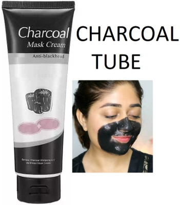JANOST Best Charcoal Peel off Mask For Men Enriched With Vitamin-E(130 ml)