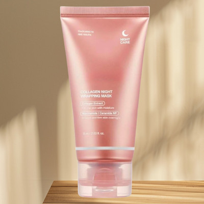 Deeparth MediKub Collagen Night Peel Mask - Wrapping Hydration & Firming Boost(75 ml)