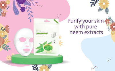 tanvi27 Neem Sheet Mask with Serum Soothing And Hydrating(20 g)
