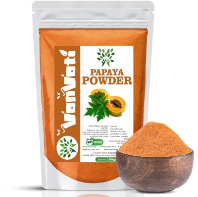 Vanvati Papaya Powder For Anti-Aging, Brightening Face Care Pack Skin Care Powder(100 g)