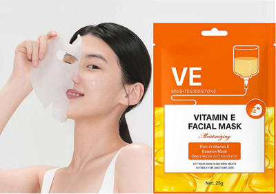 nuvya VE Hydrating and Repairing Mask with Vitamin E for Soft Skin(25 ml)
