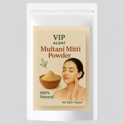 VIP ALDAT Multani Mitti Ancient Ubtan Herbal Face Pack With Clay Therapy And Glow Boost(400 g)