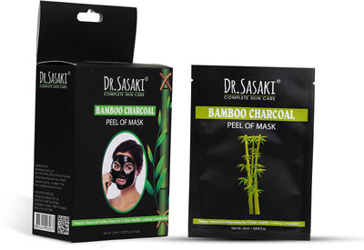 DR.SASAKI COMPLETE SKIN CARE Bamboo Charcoal Peel-Off Deep Cleansing & Detoxifying Face Mask 20ml X 10pc(200 ml)