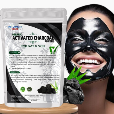 Top Quality Store Herbal Powder Combo for Hair and Face (Activated Charcoal)(100 g)