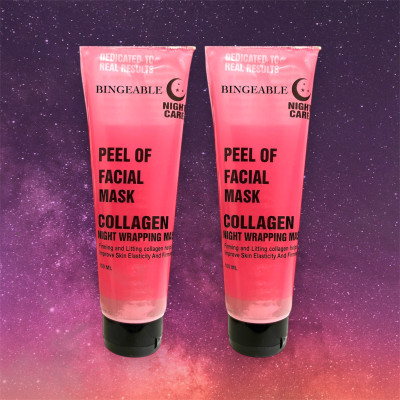 Bingeable Korean Collagen Peel-Off Mask – Deep Wrinkle Care, 90ml(90 ml)