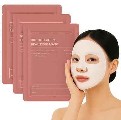 Sinche Korean Bio-Collagen Hydrating Face Mask – Pack of 3(120 g)
