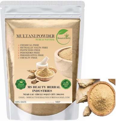 Beautoherb Best Quality Multani mitti Powder for face pack Smoothing(300 g)