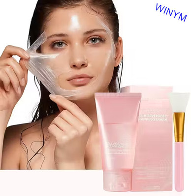Winym Collagen Overnight Hydration Peel Mask + Brush(100 ml)