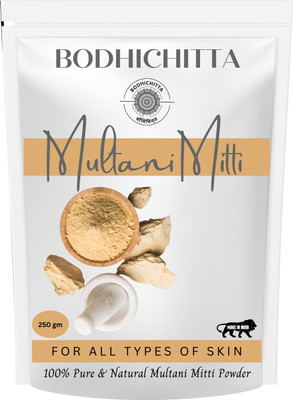 Bodhichitta Pure & Natural Herbal Organic Multani Mitti Powder For Skin & Hair Care(250 g)