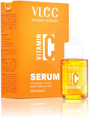VLCC Vitamin C Face Serum 30x Vitamin c ferulic acid & Hyaluronic Acid GLOW BOOST(15 ml)