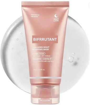 BIFRRUTANT Collagen Night Wrapping Mask for Overnight Youthful Glow(75 ml)