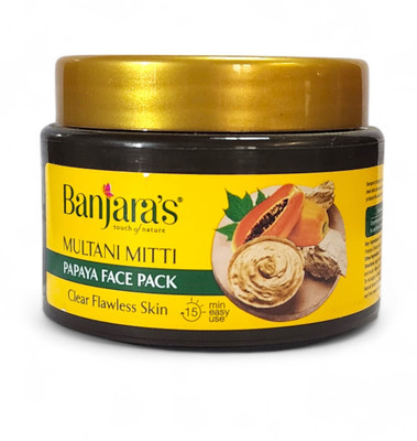 Banjaras Papaya Multani Mitti Face Pack(100 g)