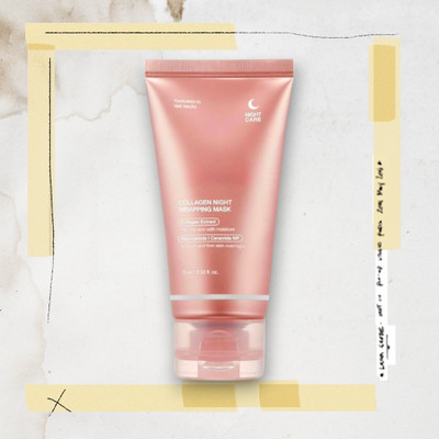 Deeparth Night Collagen Wrap Mask - Hydrate, Firm & Glow While You Sleep(75 ml)