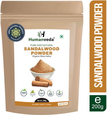 Humanveda Natural Sandalwood Powder (Chandan powder)for Face care and Skin care(200 g)