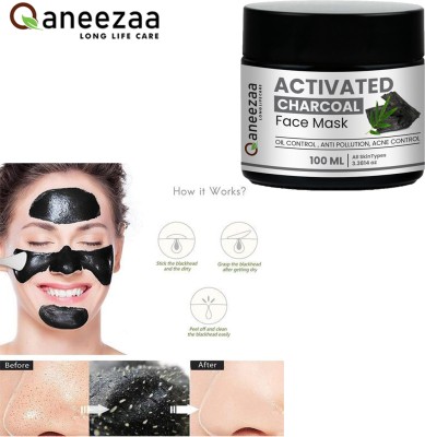 Qaneezaa New Best Activated Charcoal Peel off mask(100 g)
