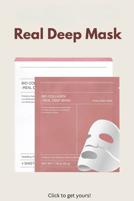 revary Bio-Collagen Real Deep Mask, Hydrating Overnight Hydrogel Mask-DF(34 ml)