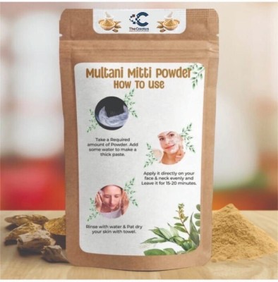 The Creators Natural Multani powder for Face Pack | Fuller's Earth , Bentonite Clay (200 g)(220 g)