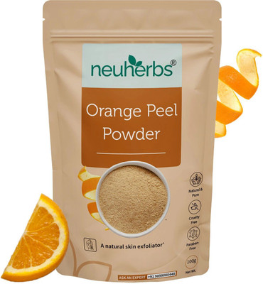 Neuherbs Orange Peel Powder | Natural Exfoliator To Improve Skin Tone With No Additives(100 g)