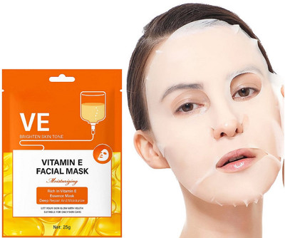 nuvya Vitamin E Essence Mask for Skin Nourishment and Bright Glow(25 ml)