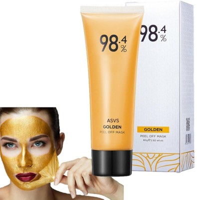 ASVS Gold Peel Mask - Golden Peel and Brush for Radiant, Glowing Skin (120 ml)(120 ml)